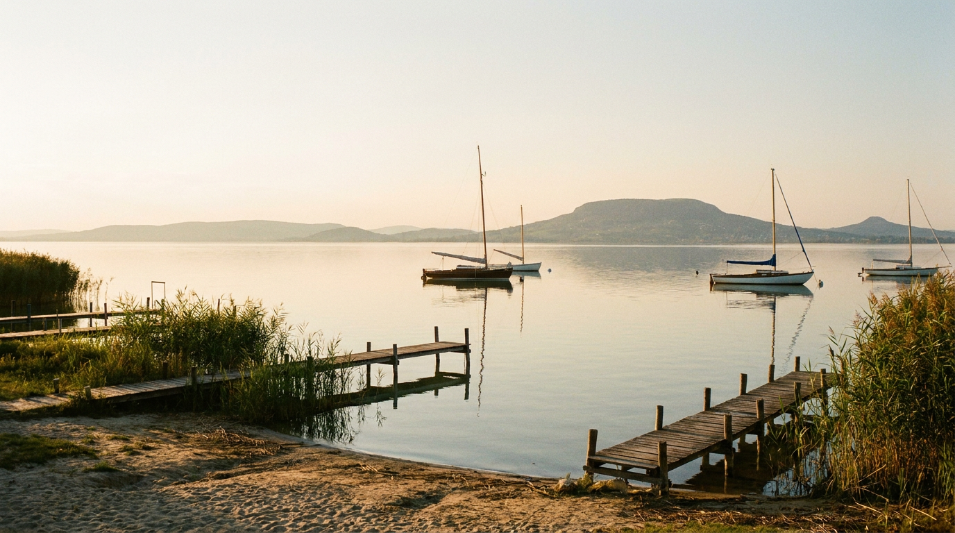 Balaton látképe